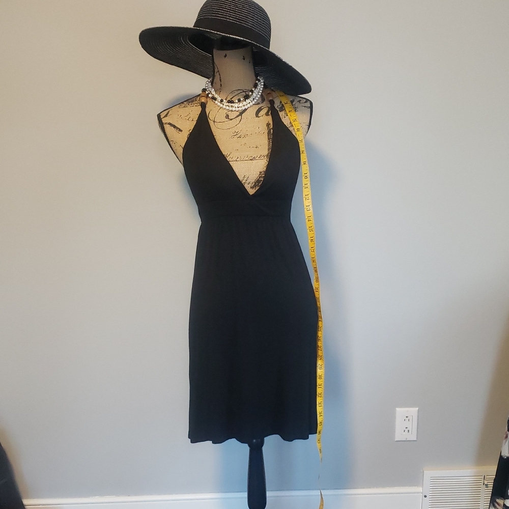 Chic Black Backless Dress